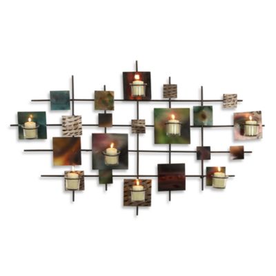 Metal Squares Wall Sconce - Bed Bath & Beyond